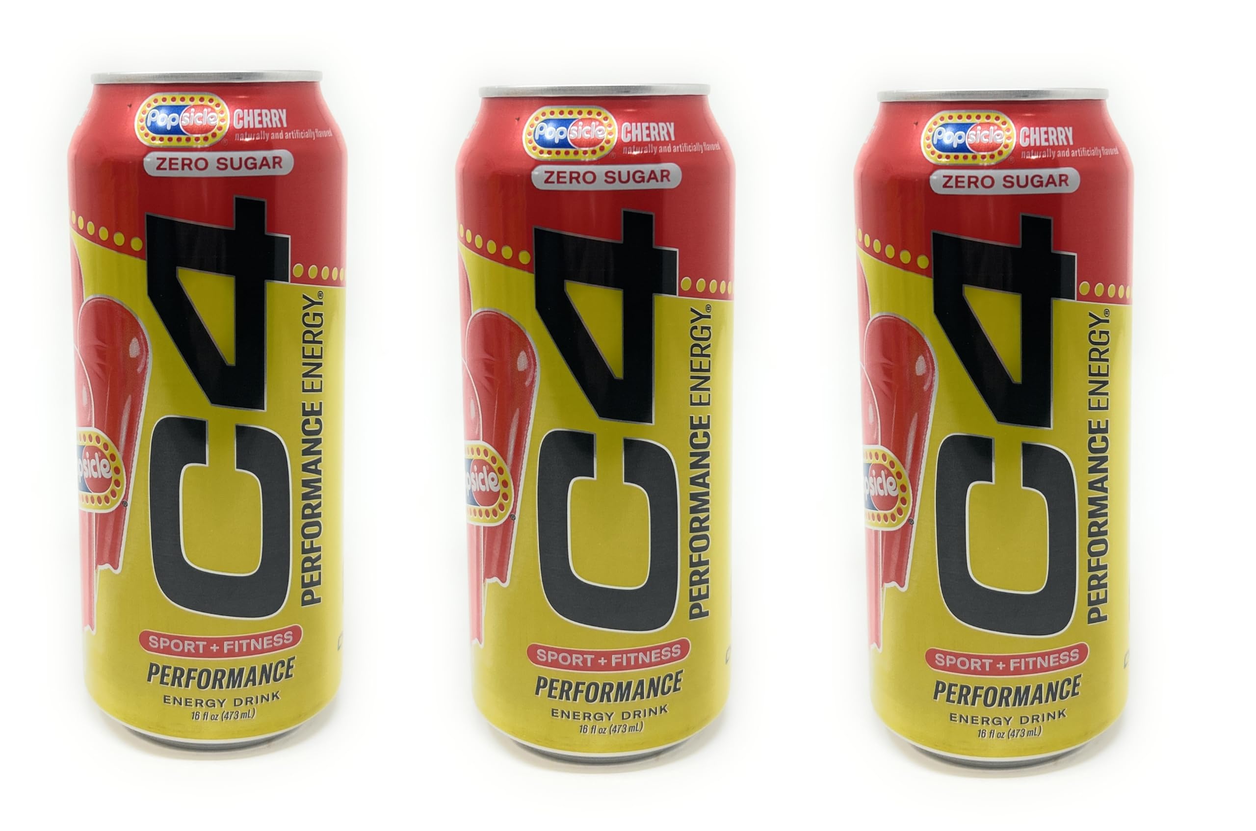 Photo 1 of ***** ONLY 2 *** C4 Performance Energy Drink Cherry Popsicle 16oz