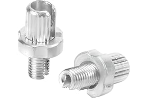 Acouto M7 Brake Lever Adjuster, 2pcs Bike Brake Lever Adjusters, Brake Lever Handle Lever Adjusting Screws Fastener for Road 