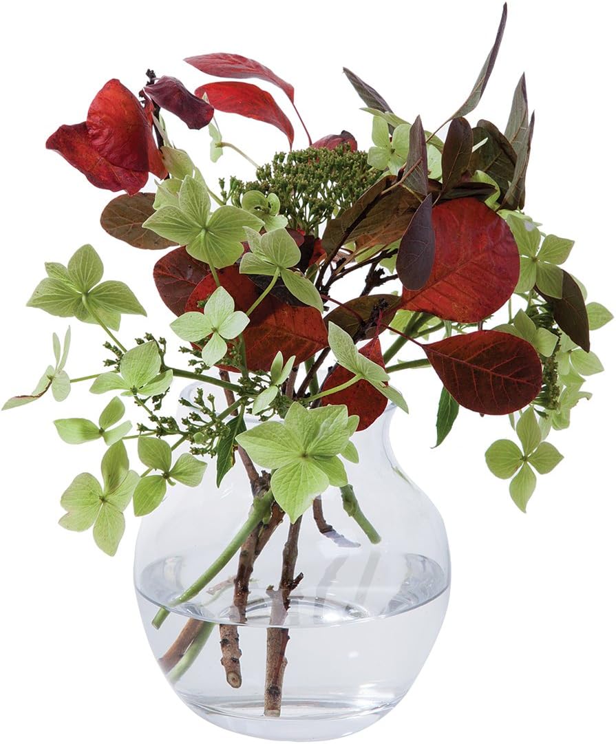 Dartington Crystal Flower Garden Spray Vase, Single, Clear, 13.5x13.5x14 cm - Image 3