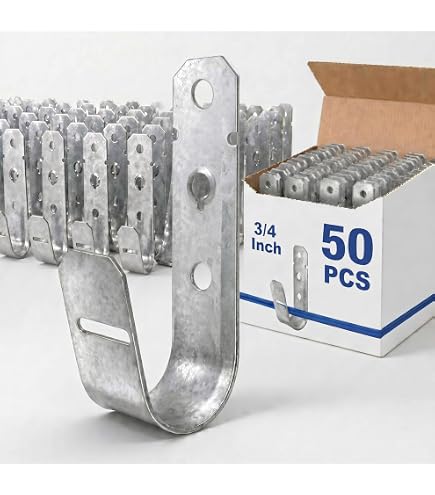Amazon.com: Gisafai 25 Pcs Cable Support J-Hook, Garage Hooks for