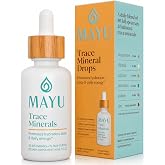 MAYU Trace Mineral Drops, 80+ Ionic Minerals for Water, 1 oz, 30 Servings | Zero detectable heavy metals, great-tasting, with magnesium, potassium &amp; zinc, no additives, improves cellular hydration
