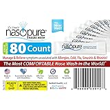 Dr. Hana’s Nasopure The “Nicer Neti Pot” | Value Refill Kit | 80 Buffered Salt Packets | Allergy and Congestion Relief Nasal Wash