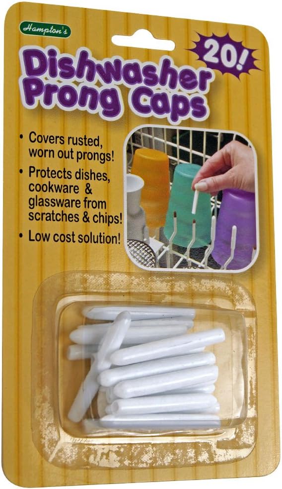 Hamptons Dishwasher Prong Tine Caps Dishwasher Repair, Set of 20