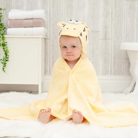 giraffe baby towel