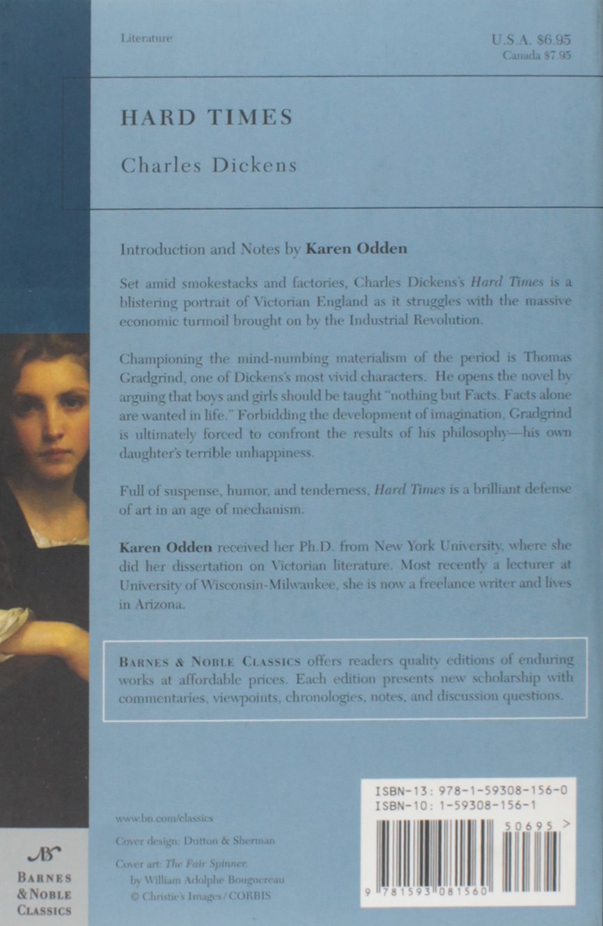 Hard Times Barnes Noble Classics Charles Dickens Karen Odden