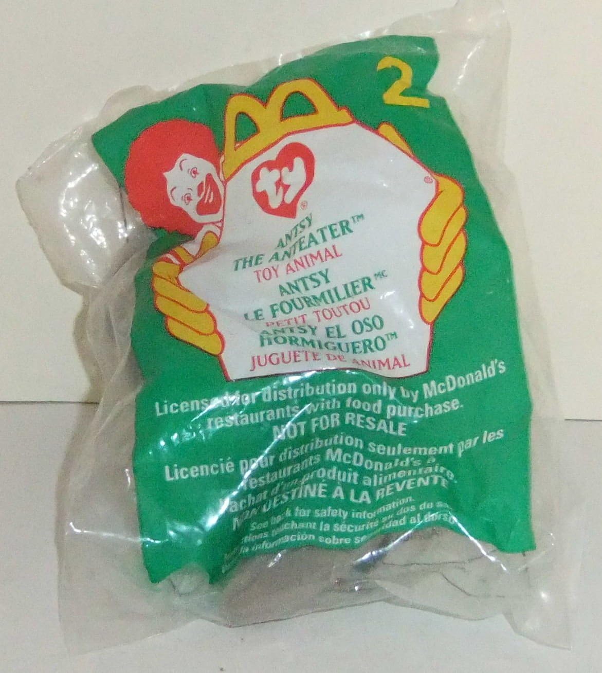 antsy the anteater beanie baby mcdonalds