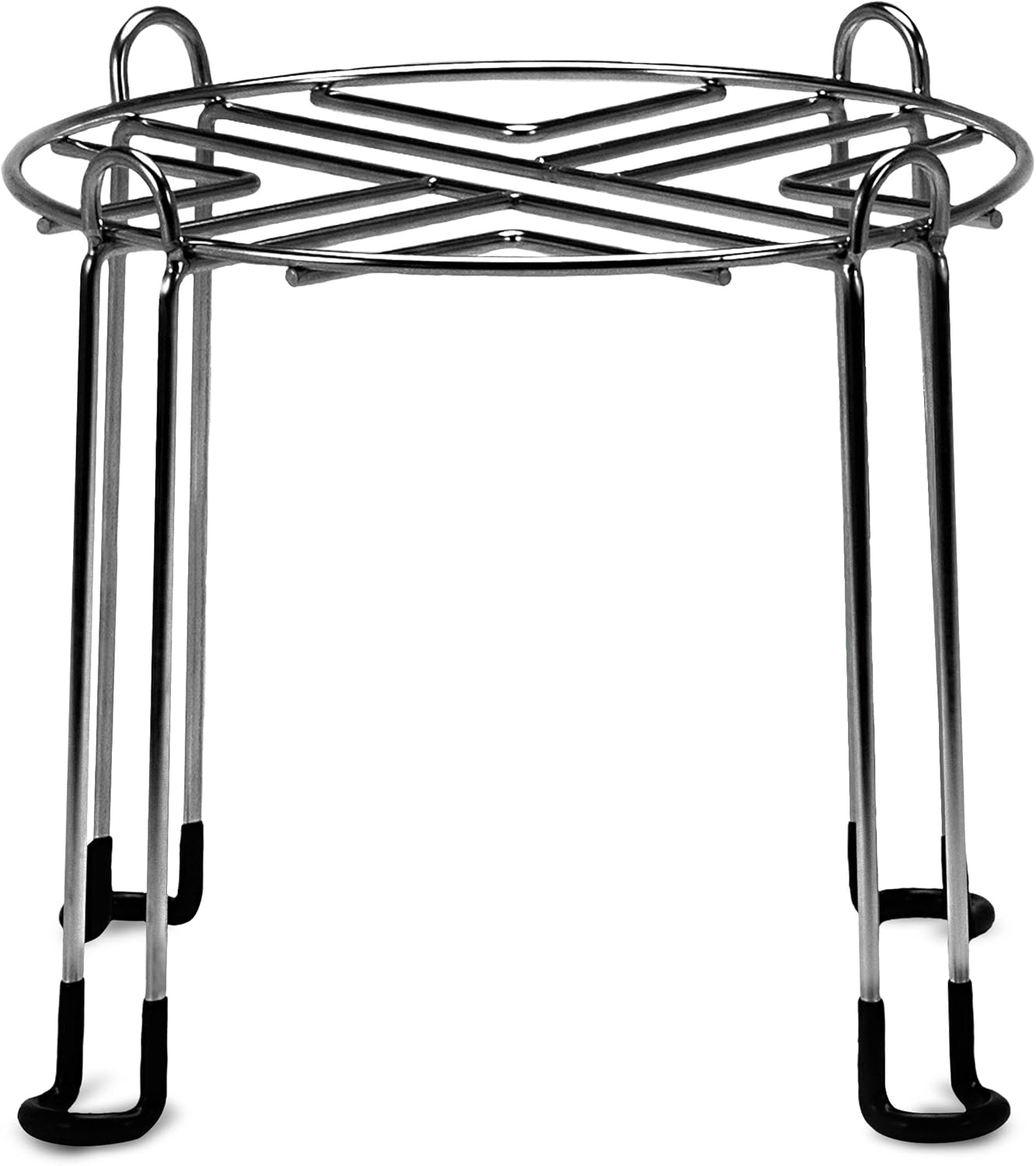 Water Filter Stand 8" Tall by 9" Wide Compatible with Berkey, Countertop Steel Stand for Most Medium Gravity Fed Water Coolers - Quality Stainless Steel - Fills Glasses, Pitchers, Water, Heavy Duty: Kitchen & Dining