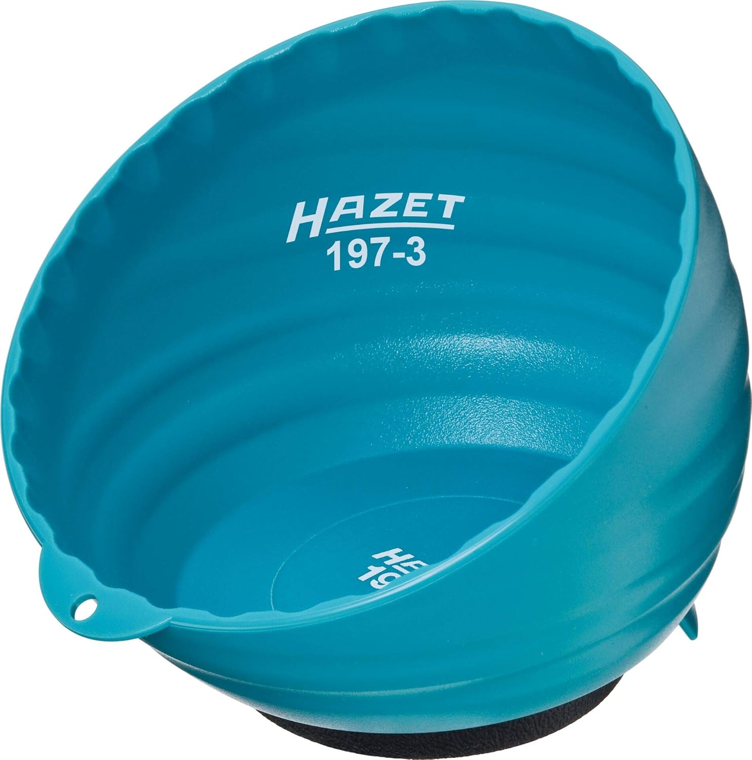 HAZET magnetic tray 197-3, 5.91 inches diameter, made of lightweight plastic with robust, strong magnet