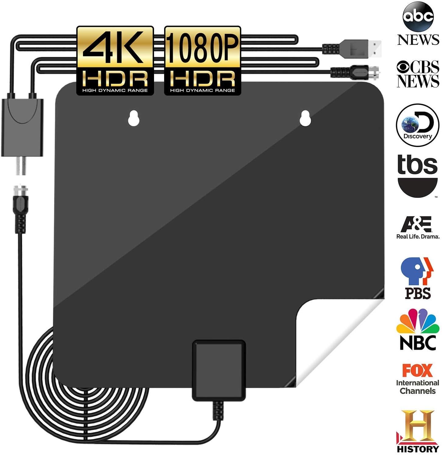 Tv Antenne Mit Signalverstarkung Fur Den Innenbereich Amazon De Elektronik