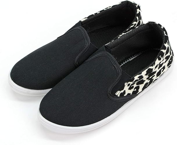 Amazon Lagalt スリッポン レディース スニーカー レオパード ヒョウ柄 バイカラー 24 0 24 5cm 40 ブラック ローファー スリッポン Amazon Lagalt スリッポン レディース スニーカー レオパード ヒョウ柄 バイカラー 24 0 24 5cm 40 ブラック ローファー スリッポン