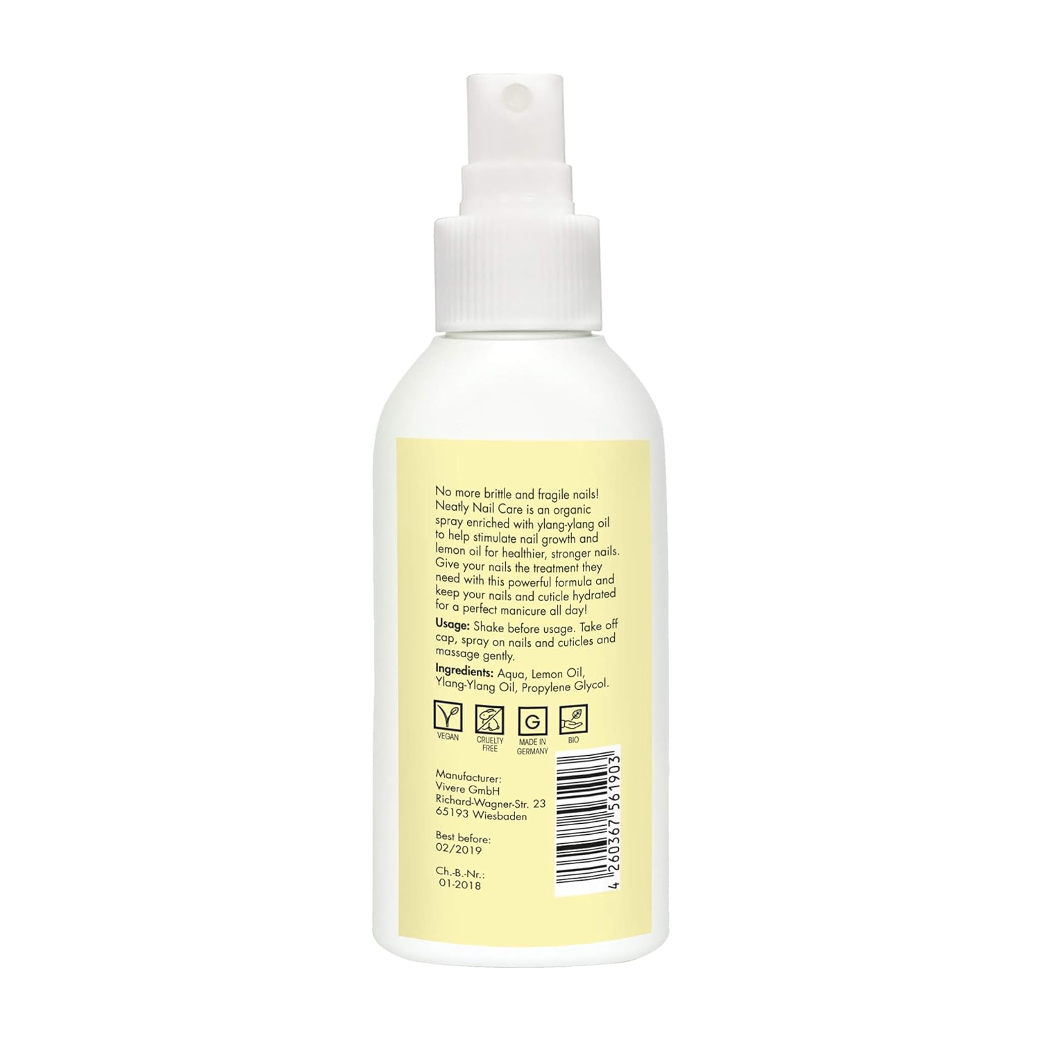 Neatly Lovely Nails I 3.38 Fl Oz I Nail and Cuticle Protector Spray I Long-Lasting Defence Against Damaged Brittle Nails I With Essential Ingredients Including Lemon Oil and Ylang-Ylang : Beauty