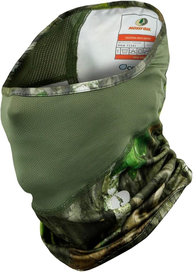 Mossy Oak Camo Turkey Hunting Face Mask, Hunting Neck