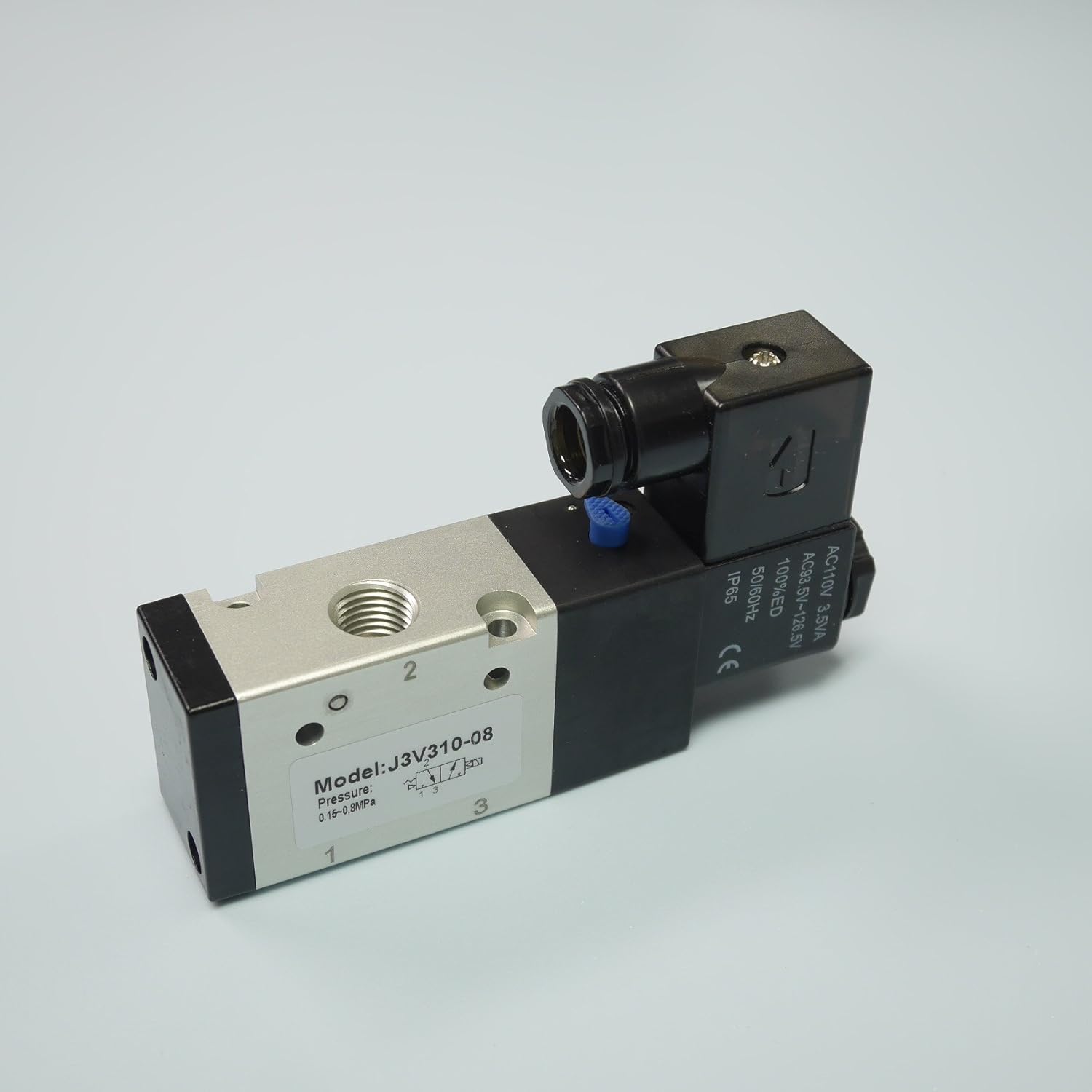 3/2 way Pneumatic Electric Directional Control Solenoid Valve 1/4" NPT