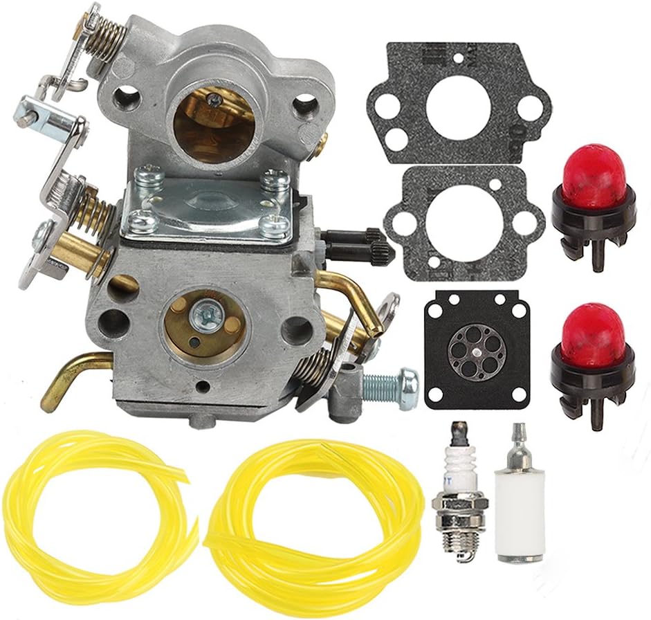 Milttor 545070601 Carburetor Primer Bulb Gaskets Fit Poulan P3314 Chainsaw P3314WS P3314WSA P3416 P3516PR P3818AV P4018 P4018AV P4018AV-BH P4018WM P4018WT P4018WTL Zama C1M-W26 Carb 530035589