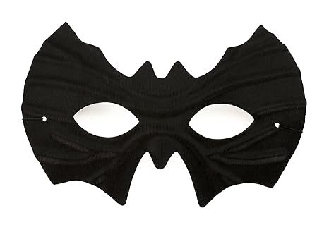 Oblique Unique® Fledermaus Maske in Schwarz