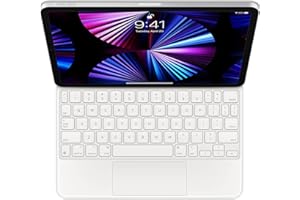 Apple USB-C Magic Keyboard for 11-inch iPad Pro 3rd Gen & iPad Air 4th Gen - White (Renewed)
