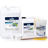 TotalBoat 5:1 Marine Epoxy Resin for Fiberglass &amp; Wood 1 Gallon Kit, Slow | Two-Part Epoxy for Fiberglass &amp; Wood Repairs, Boat Building, and Laminating; Traditional Marine-Grade Formula; Pumps Included