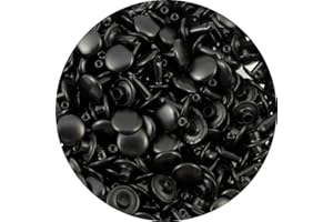 Springfield Leather Company SLC Black Plated Double Capped Rivets Medium 100 Pack