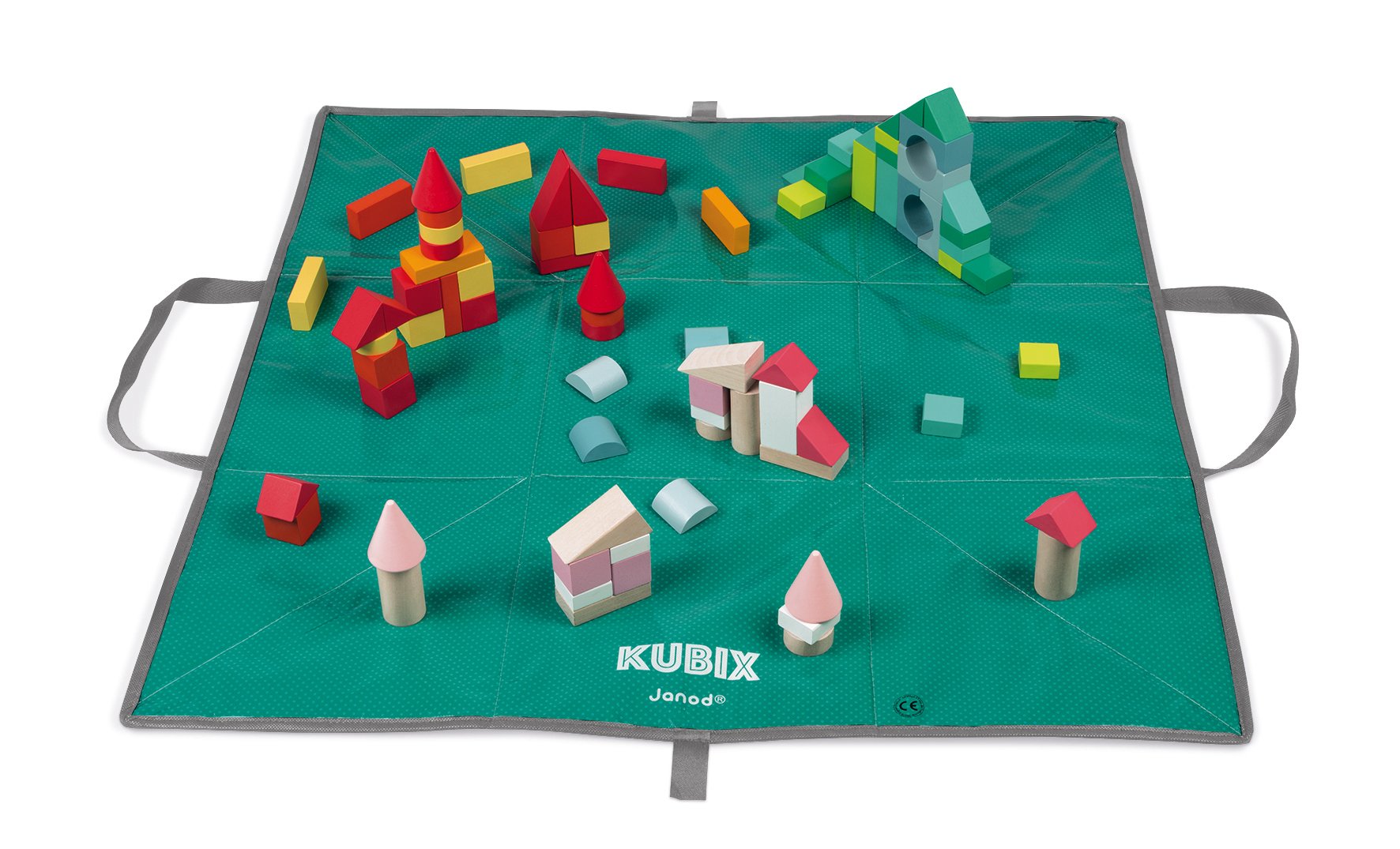 Janod J08075 "Kubix 80 Blocks" Game