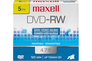 Maxell 5PK DVD-RW 4.7 W/ JC ( 635125 )