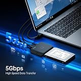 FIDECO USB 3.0 to SATA/IDE Adapter 2.5/3.5 HDD Reader with 12V Power, view 2
