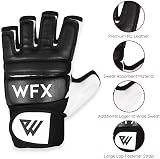 WFX Boxing Gloves MMA Training Body Combat Leather Neoprene Wrist M view 3