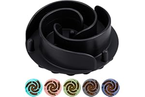 Slow Feeder Dog Bowls Insert, Bestalk Soft Silicone Dog Slow Eating Feeder Insert with Suction Cups for Small, Medium and Large Dogs, Fit into Basic Bowls and Elevated Dog Bowls