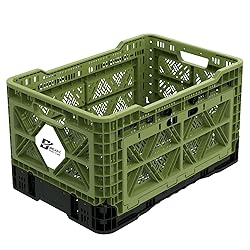 Bigant Heavy Duty Collapsible & Stackable Plastic