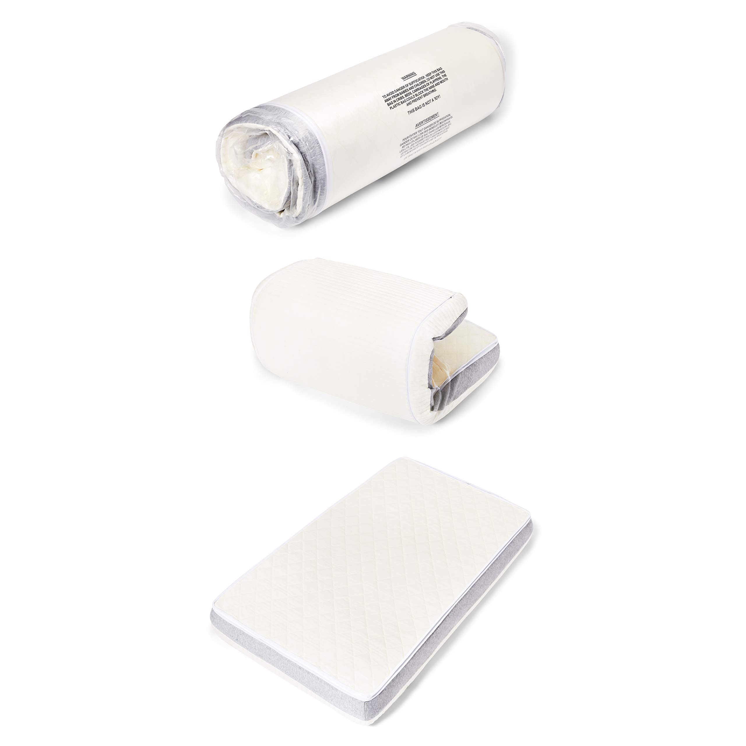 Graco Ultra 2-in-1 Premium Dual Sided Crib & Toddler Mattress - GREENGUARD Gold, CertiPUR-US Certified Foam, Machine Washable Cover with 100% Waterproof Surface, Fits Standard Crib & Toddler Beds