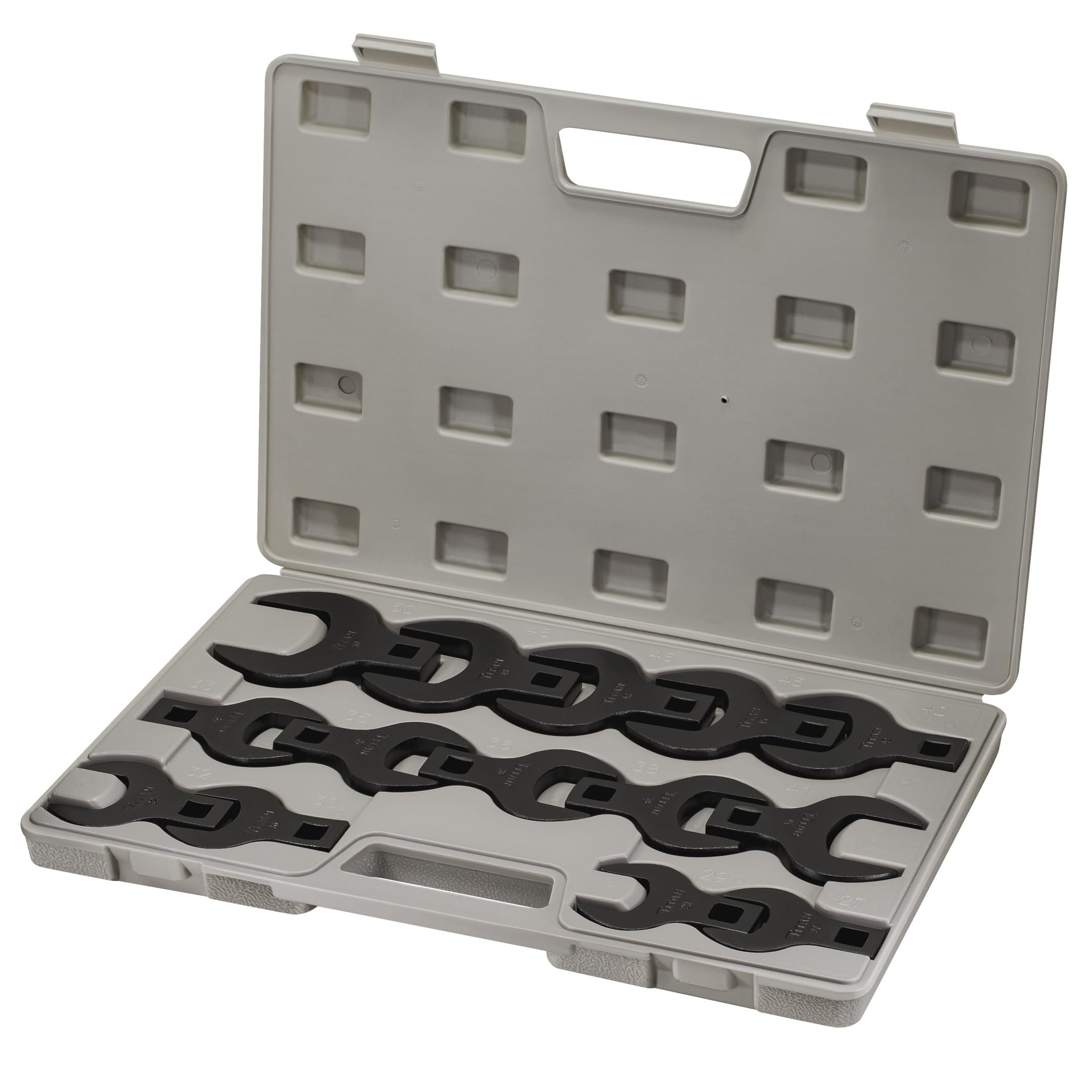 Titan 17299 14-Piece 1/2-Inch Drive Metric Jumbo Crowsfoot Wrench Set