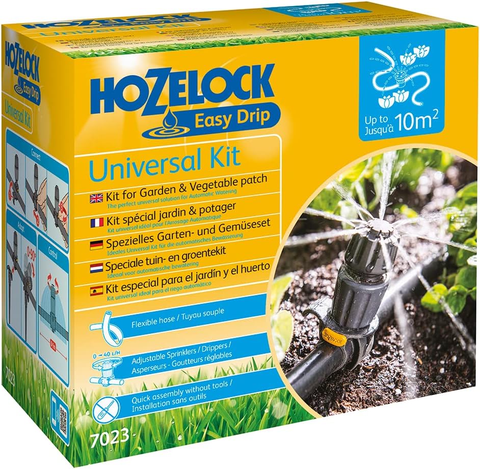 Hozelock Universal Irrigation Kit with 15m Ø13mm Hose 7023 0000