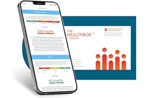 Complete Heart Health and Inflammation Test – at-Home Blood Collection Kit for Wellness Tracking – CLIA Certified Lab – Physician Reviewed Results – AZOVA