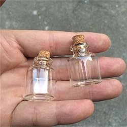 TAI DIAN 4ml Transparent Glass Cork Bottles Crafts