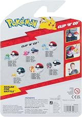 Pokémon Clip ‘N’ Go Squirtle and Poké Ball Battle Figure Accessory view 5