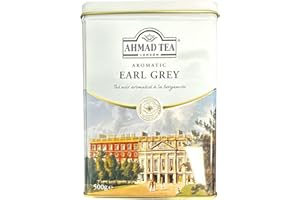 Ahmad Tea Earl Grey Aromatic Loose Tea in Tin, 500 g (Pack of 1)