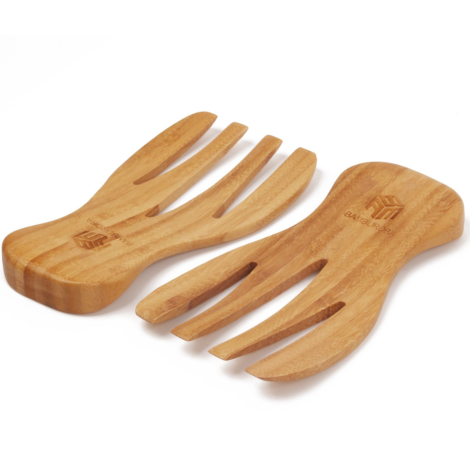 2 Cuillères à Salade En Bois D'acacia - Prise Confortable, Pour Mélanger Et Servir Pâtes, Fruits - Ustensiles De Cuisine Naturels - 7