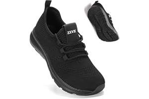 ZXVX Wide Toe Box Shoes Women Non-Slip Wide Width Sneakers Ultra Light Extra Wide Road Running Shoes for Women Breathable Tennis Walking Gym Workout Trainer 6-12