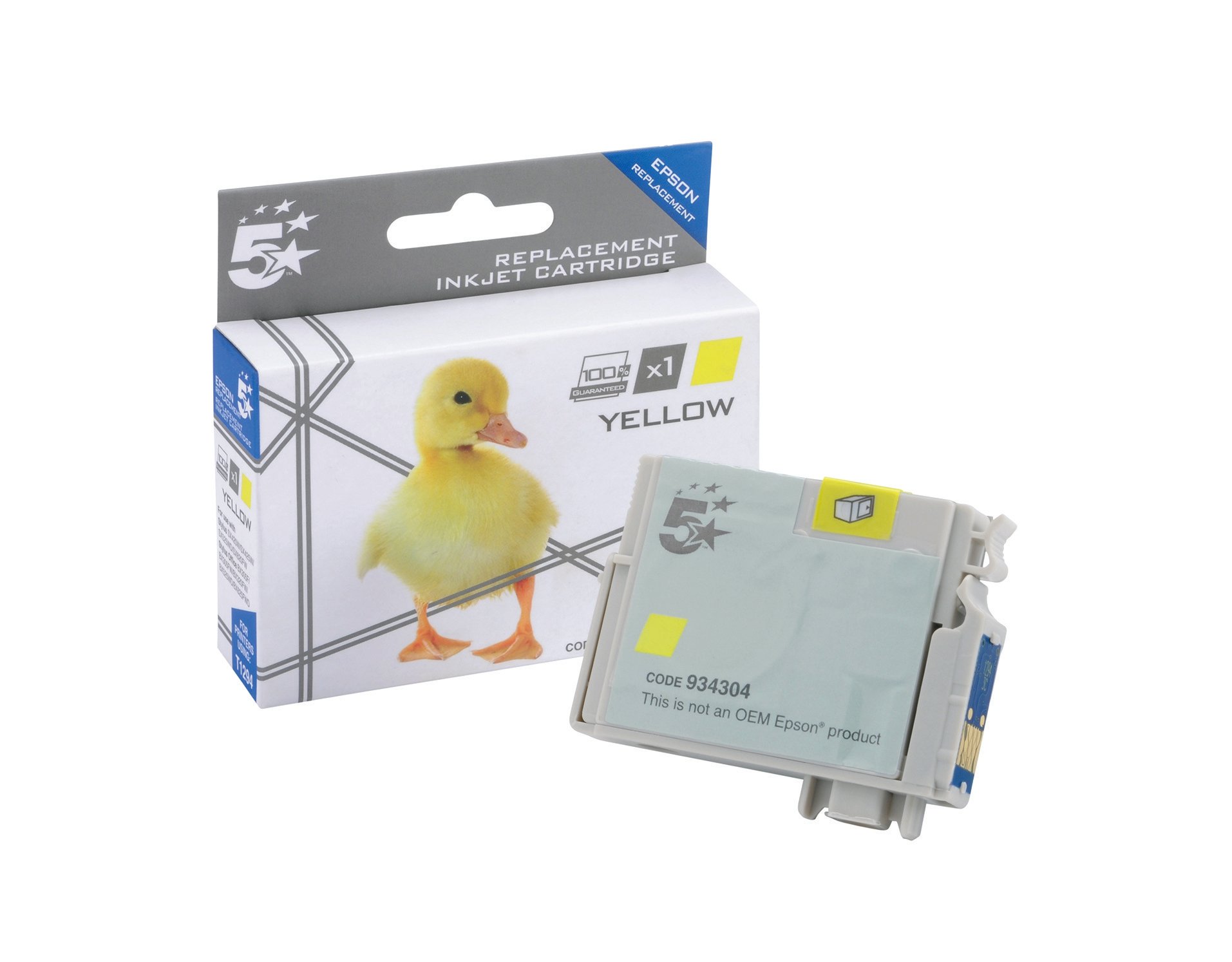 5 Star Compatible Inkjet Cartridge for Epson T12944011 Alternative - Yellow
