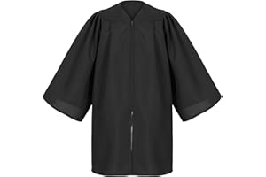 Erligo Unisex Kids Matte Graduation Gown for Preschool Kindergarten and Primary