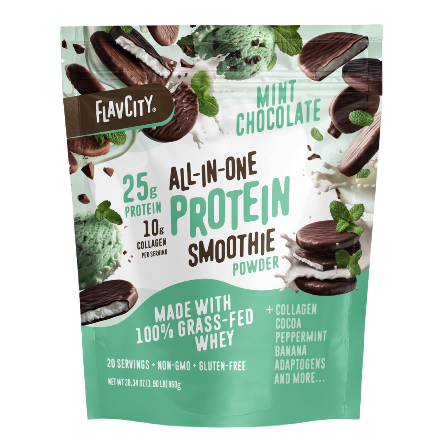 All-In-One Protein Smoothie (Mint Chocolate)