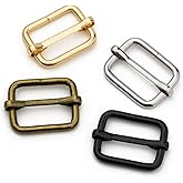 DEVPSISR Metal Buckles Adjustable Slide for Purse Bag Hardware Making Supplies Backpack replacement Hardware Pin Strap Buckle
