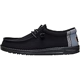 HEYDUDE Men’s Wally Quilted Slip-On Loafers | Lightweight Comfortable Casual Moc Toe Everyday Shoes