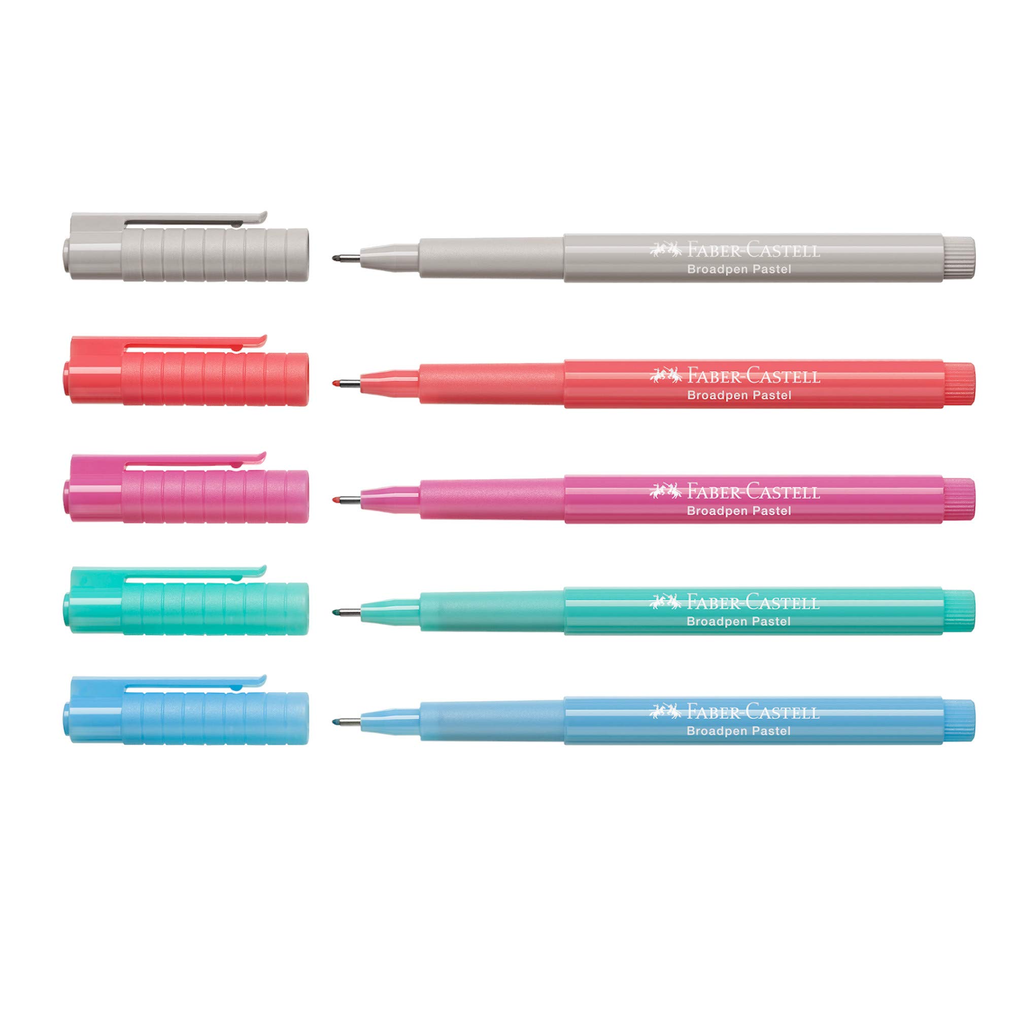 Faber-Castell Broadpen Fineliner 0.8 mm, Pastel set, 1