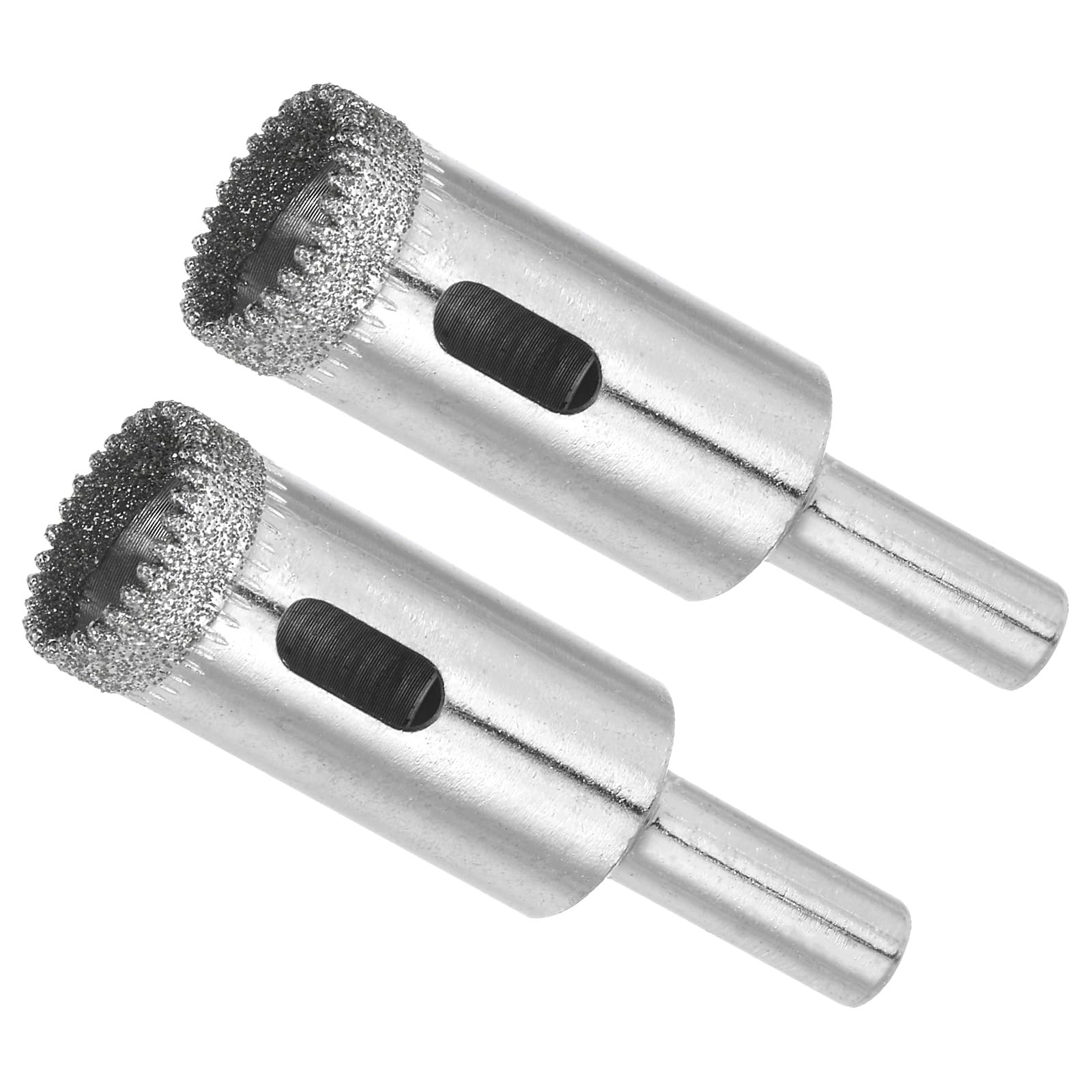 CoCud Diamond Hole Saws Drill Bits, 15mm / 19/32" Drilling Diameter, Serrated Nickel Plated Drill Bit - (Applications: for Glass Ceramic Tiles Marble Stone), 2-Pieces โ image 1
