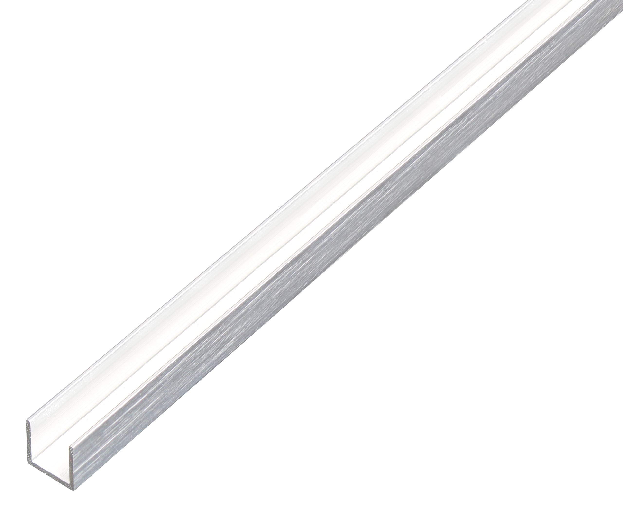 Gah-Alberts U Profile Aluminium 1000 x 10 x 10 mm Pack of 1, Edelstahldesign Light 488949.0
