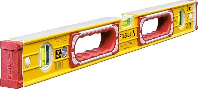Stabila 196-2-60 Level 60cm 24in 1 Horizontal 2 Vertical Vials 10 Year Accuracy