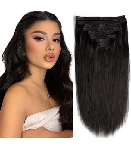 Amazon.com : Burmese Curly Clip in Hair Extensions Human  display picture 3