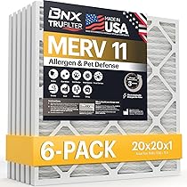 18x20x1 MERV 8 Pleated Air Filters 18x20x1 Furnace Filters MERV 8 - Case Of 12 Pleated Air Filters Made In Canada 18x20x1 Air Filters - Foto 7