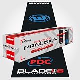 WINMAU Pro Zone Precision PVC Darts Mat with Integrated Raised Oche Line view 4