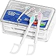 cleaings® Disposable Toothbrushes with Double Cleaning Beads Toothpaste and Clean Floss Picks for Work or Travel - 20 pcs-Mixed Flavor（Pack of 1）